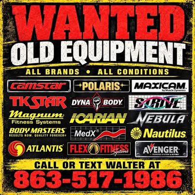 Nautilus MedX Avenger Paramount Atlantis TK Star Camstar Polaris Gym Equipment