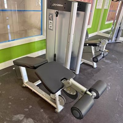 Life Fitness Optima Prone Leg Curl Machine